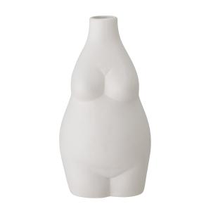Bloomingville - Elora Vase, H 18 cm, blanc