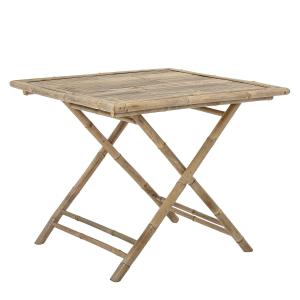 Bloomingville - Sole Table à manger, 90 x 90 cm, bambou
