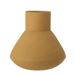 Bloomingville - Isira Vase, H 20,5 cm, jaune