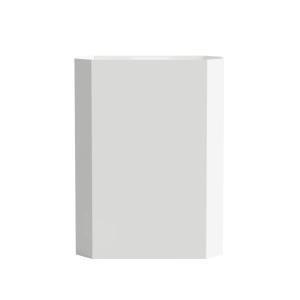 Nichba Design - Seau à papier mural, 48 L, blanc