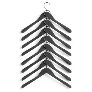 HAY - Soft Coat cintre large, noir (8 pcs.)