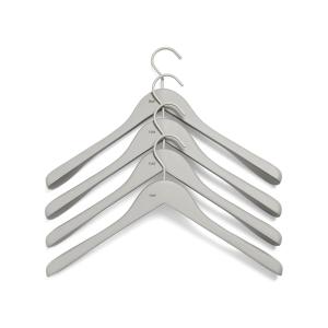 HAY - Soft Coat Cintre wide, gris (lot de 4)