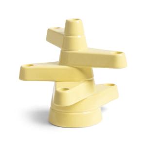 & klevering - Brute Bougeoir, H 22 cm, beurre
