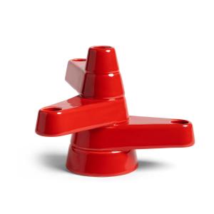 & klevering - Brute Bougeoir, H 17 cm, rouge