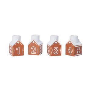 Kähler Design - Gingerbread Bougeoir de l'Avent, marron (lo…