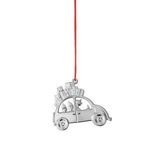 Rosendahl - Christmas Car Pendentif H 6,5 cm, argent