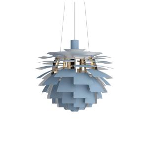 Louis Poulsen - PH Artichoke Ø 48 cm, dusty blue / laiton
