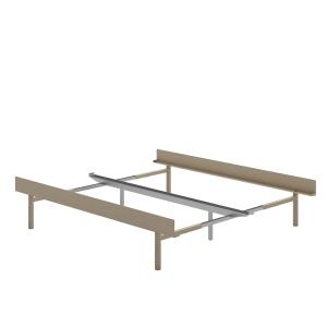 MOEBE - Lit gigogne 90 - 180 x 39 cm, haut, sable