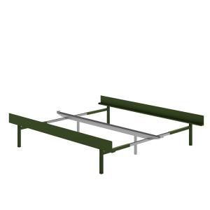 MOEBE - Lit gigogne 90 - 180 x 39 cm, high, pine green