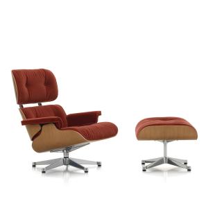 Vitra - Lounge Chair & Ottoman, poli, cerisier naturel, Cal…