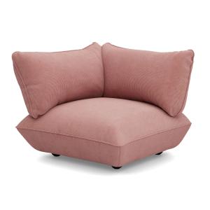 Fatboy - Sumo Module d'angle gauche, rose pâle (Cord)