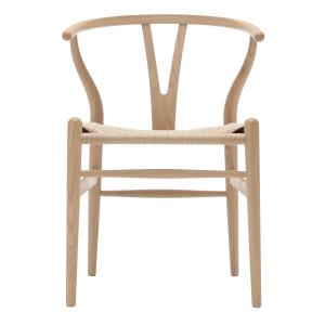 Carl Hansen - CH24 Wishbone Chair, chêne huilé blanc / tres…