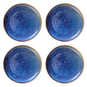 HKliving - Chef Ceramics Assiette, Ø 26 cm, rustic blue (se…