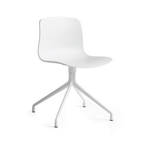 HAY - About a chair aac 10, aluminium blanc / blanc, patins…