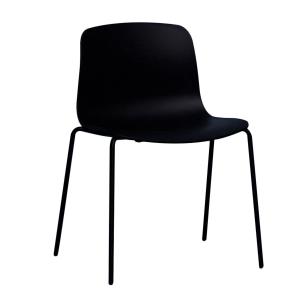 HAY - About A Chair AAC 16, tube d'acier noir / noir