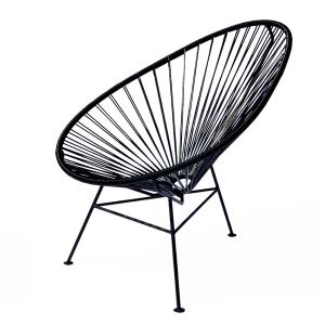 OK Design - Chaise Acapulco en noir.