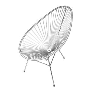 Acapulco Design - 24CR Amici Chair, chrome / argent métalli…