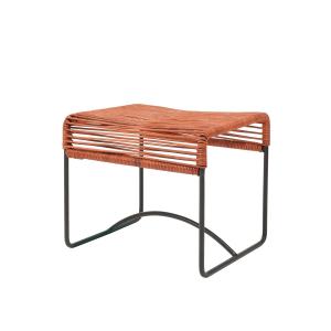 Acapulco Design - Acapulco Tabouret, cuir cognac / noir