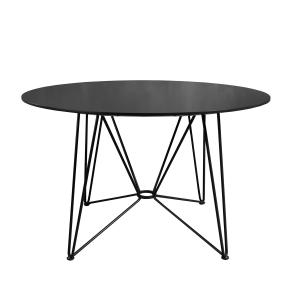 Acapulco Design - The Ring Table, H 74 x Ø 120 cm, HPL noir…