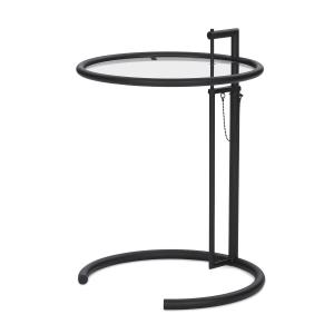 ClassiCon - Table ajustable E1027, noir/cristal