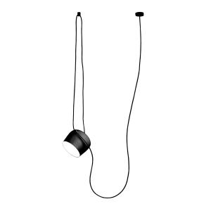 Flos - AIM Small LED -Lampe suspendue avec baldaquin, noir