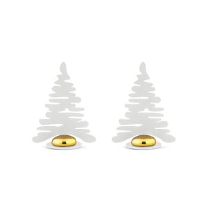 Alessi - Bark for Christmas, Porte-cartes de table, blanc (…
