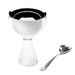 Alessi - Coupe à glace Big Love (set de 2 pièces) avec cuil…