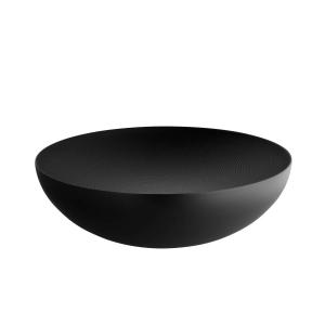 Alessi - Bol à double paroi, ø 32 x h 9.5 cm, noir avec déc…