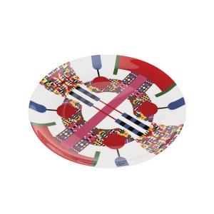 Alessi - Holyhedrics Plateau à pâtisseries en porcelaine