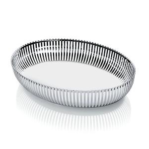 Alessi - Corbeille panier, ø 26 cm, ovale, acier inoxydable