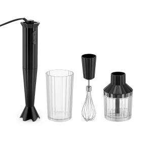 Alessi - Set de mixeur à main Plissé, noir