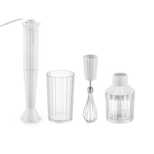 Alessi - Set de mixeur à main Plissé, blanc