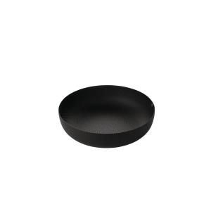Alessi - Bol, ø 24 x h 6 cm, noir avec décor en relief