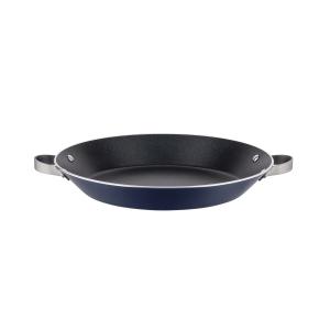 Alessi - Tama Poêle avec 2 poignées, Ø 32 cm, bleu foncé