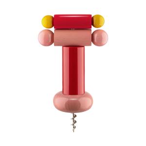 Alessi - Twergi Tire-bouchon, rouge / rose / jaune