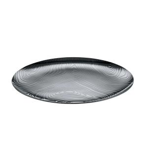 Alessi - Veneer Plateau Ø 42 cm, acier inoxydable avec déco…
