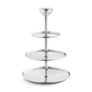 Georg Jensen - Présentoir à gâteaux à étages Alfredo, acier…