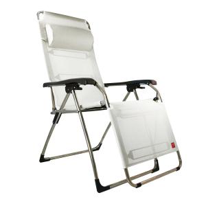 Fiam - Amida Chaise longue relax, aluminium / blanc