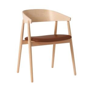Andersen Furniture - AC2 Chaise, hêtre blanc pigmenté / cui…