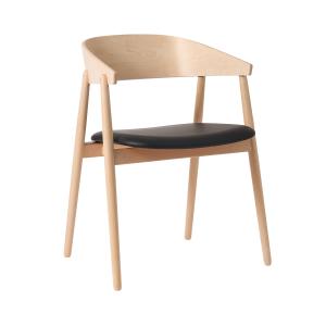 Andersen Furniture - AC2 Chaise, hêtre blanc pigmenté / cui…