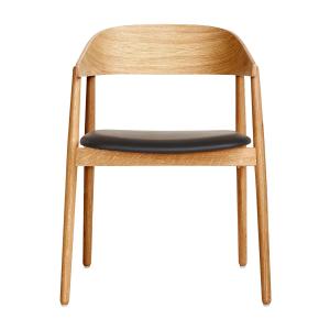 Andersen Furniture - AC2 Chaise, chêne laqué mat / cuir PU…