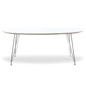 Andersen Furniture - DK10 Table à rallonge ovale, chromée /…