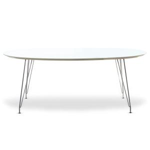 Andersen Furniture - DK10 Table à rallonge ovale, chromée /…