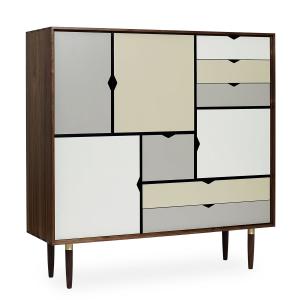 Andersen Furniture - Commode S3, noyer huilé / façades en s…