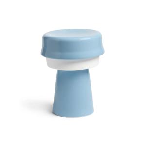 & klevering - Hat Lampe de table, Ø 16 x 20 cm, bleu / blan…
