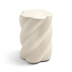 & klevering - Marshmallow Tabouret, Ø 33 x 45 cm, blanc cas…