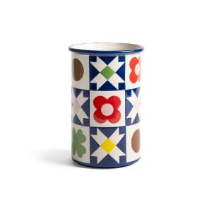 & klevering - Patch Vase, Quilt, Ø 15,5 x 24 cm, multicolor…