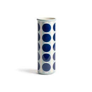 & klevering - Patch Vase, point, Ø 11 x 30,5 cm, bleu foncé…