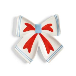 & klevering - Ribbon Coupe décorative, 22 x 22 cm, blanc ca…