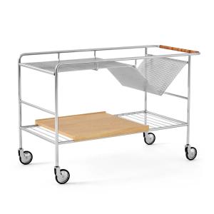 & Tradition - Alima NDS1 Chariot de service, chrome / chêne…
